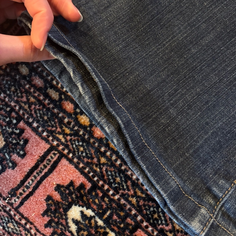 You & You Low Rise Flair Dark Wash Jean - Picture 5 of 9